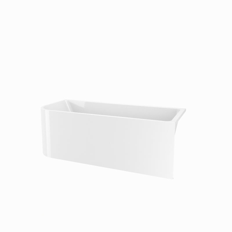 Acrylic corner bathtub 60x28