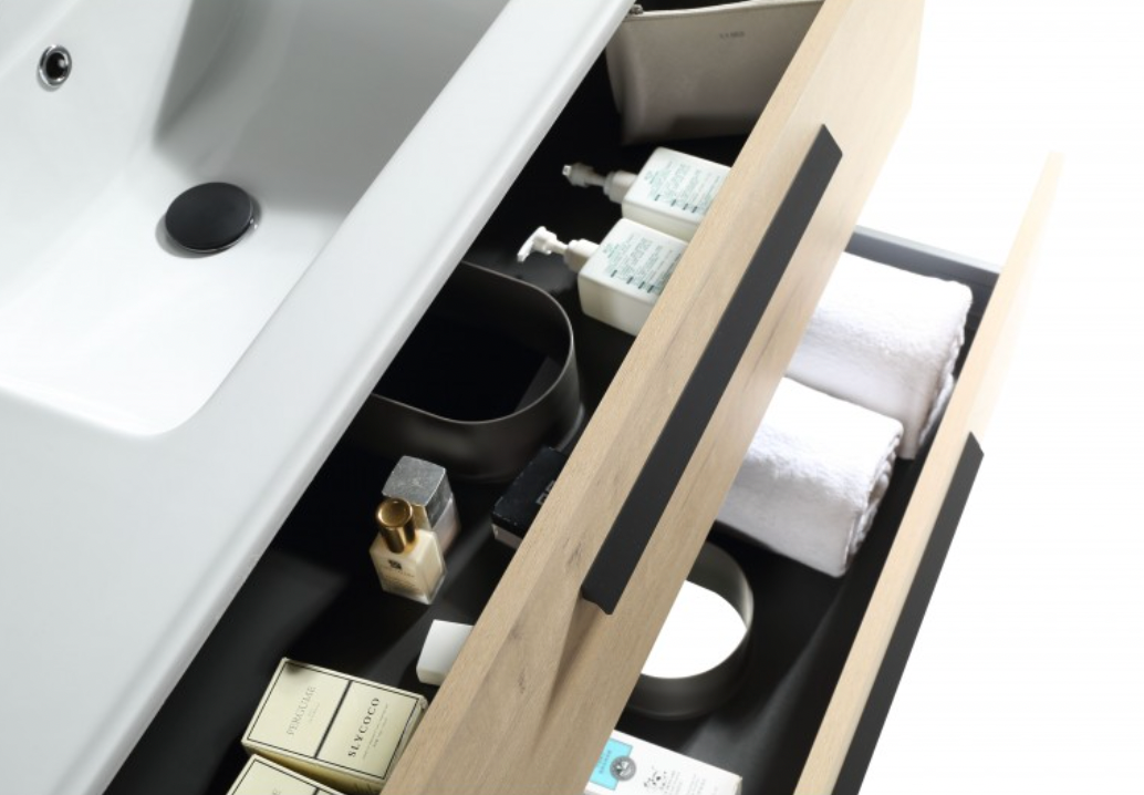 Evos Boutiques 40 in large drawer vanity zoomed in