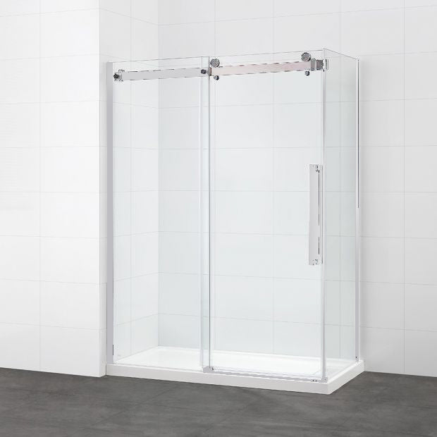 Evos Boutiques 60 x 84 in chrome Sliding Shower Door duplicate