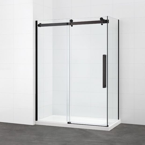 Evos Boutiques 60 x 84 in High Sliding Porte de douche  side