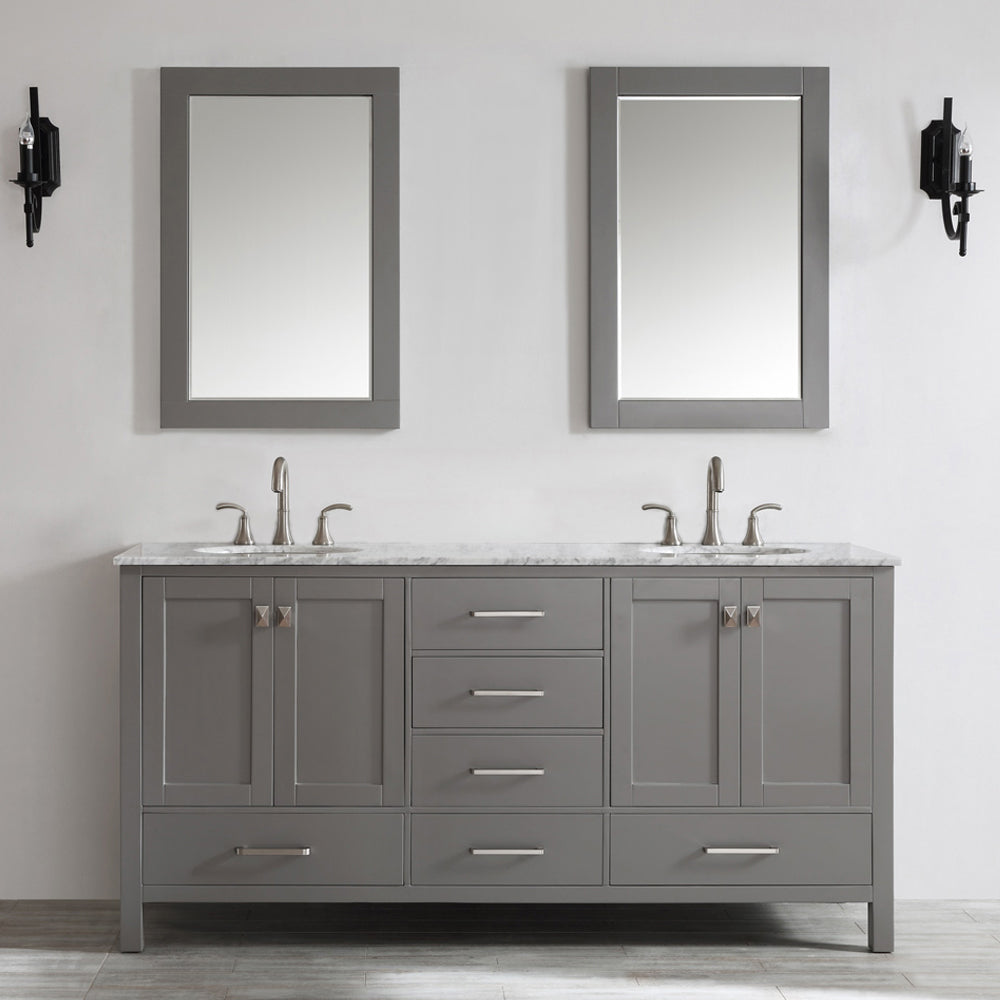 Evos Boutiques 72 in stoney grey vanity center
