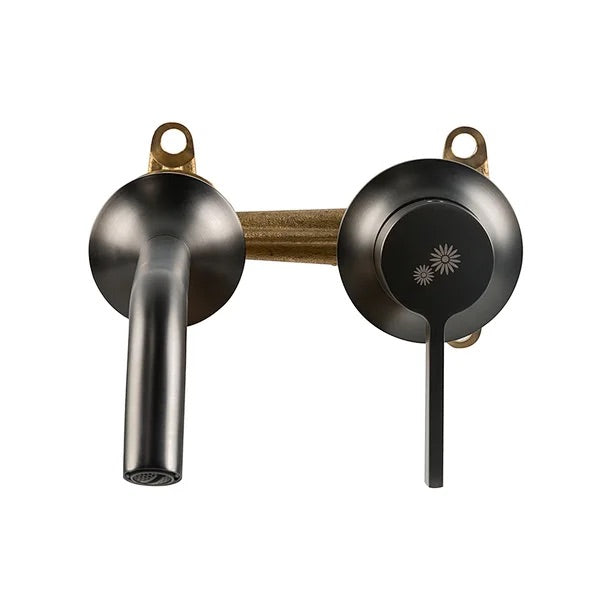 Evos Boutiques black wall faucet zoom in