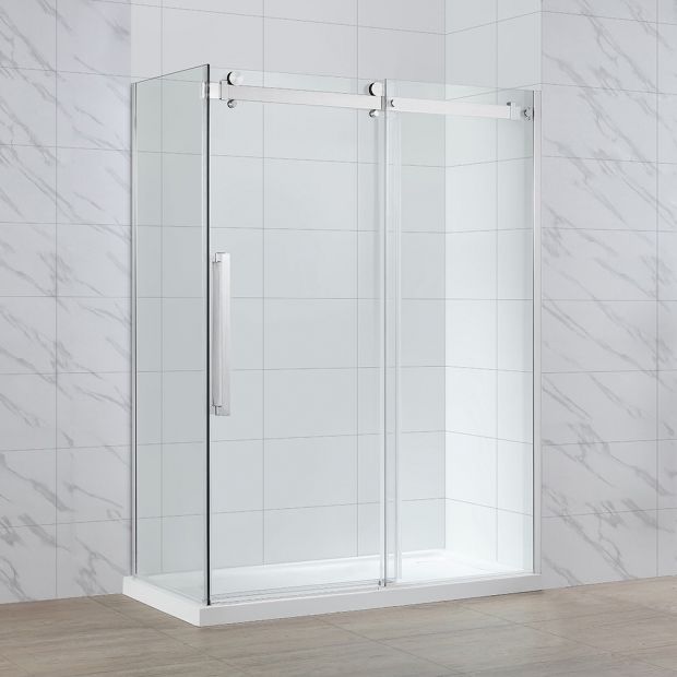 Evos Boutiques chrome 60 x 32 in front panel, side panel and base