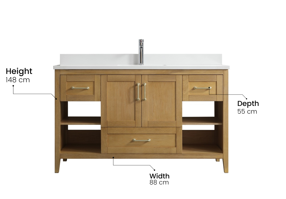 Evos Brand Vanité Sogno 60" details