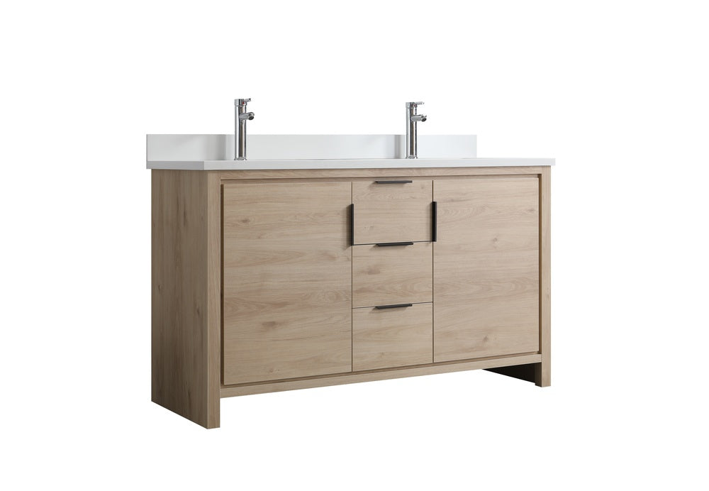 Evos Brand Vanity Seto 60" Double Vanity Side View