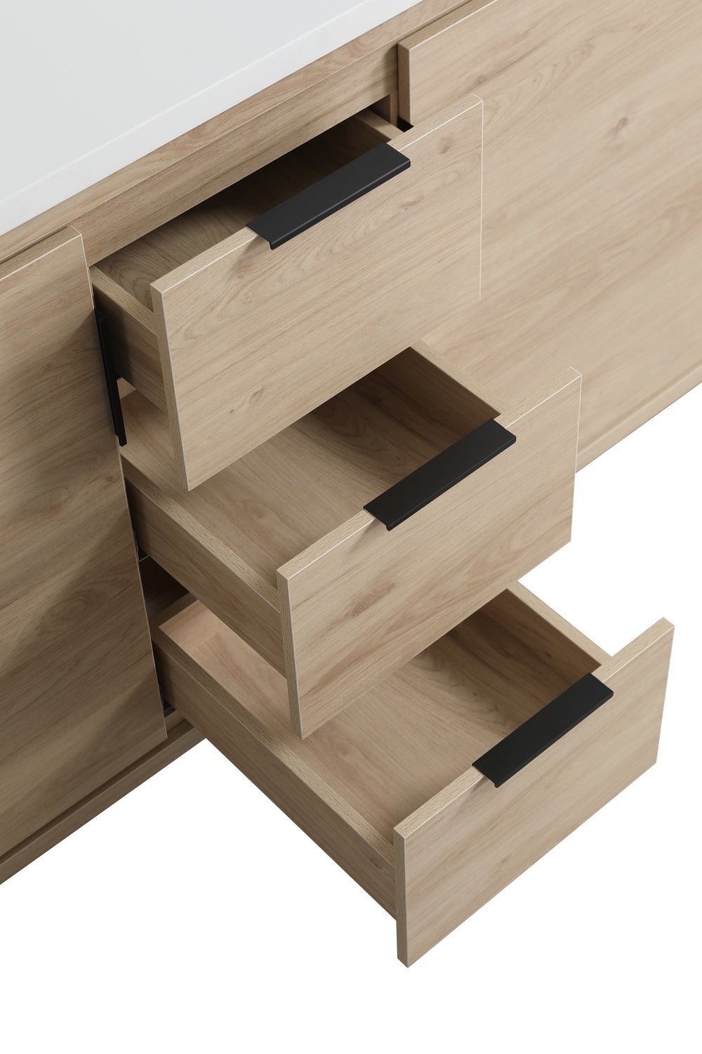 Evos Brand Vanity Seto Open Drawer Close View