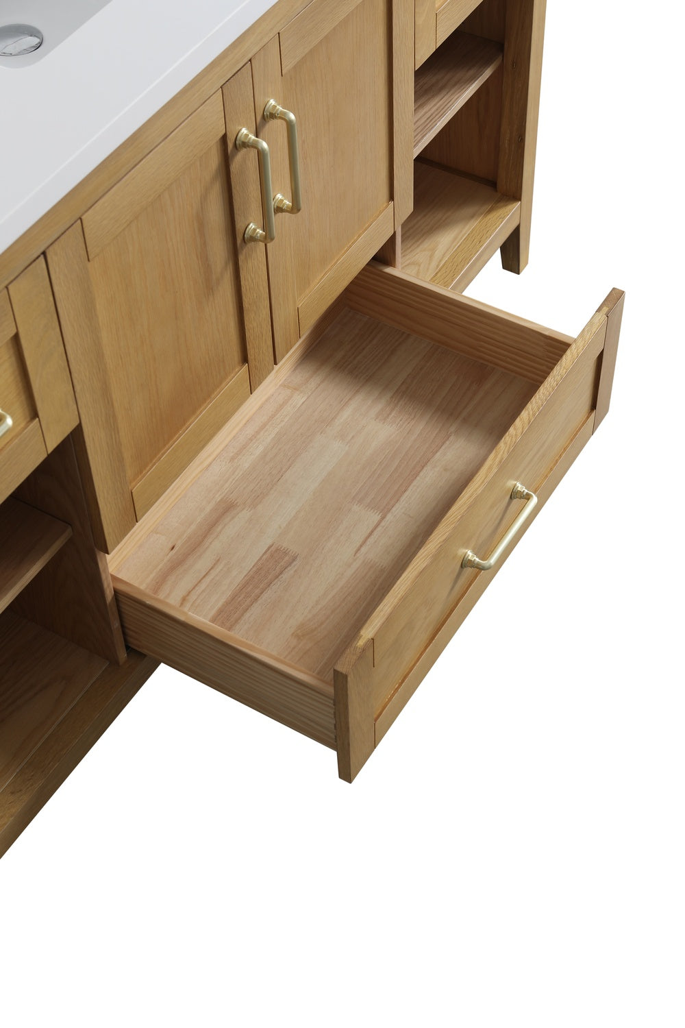 Evos_Brand_Vanity_Sogno_60 Open Drawer