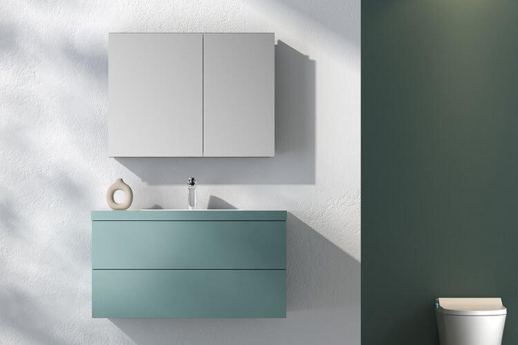 Evos Boutiques 40 in green vanity center