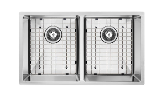 Évier de cuisine double en acier inoxydable de 30 pouces (50/50)