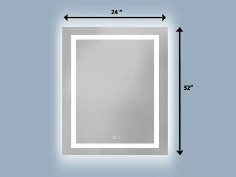 24-32-inch LED bathroom mirror
