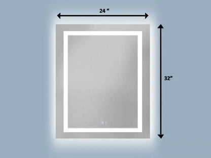 24-32-inch LED bathroom mirror