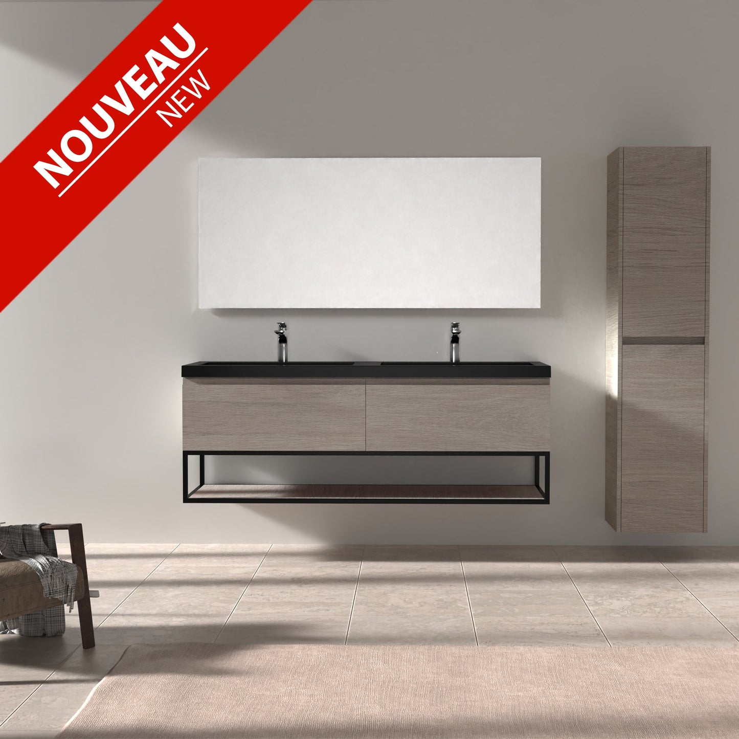 Firenze 63" Pale oak