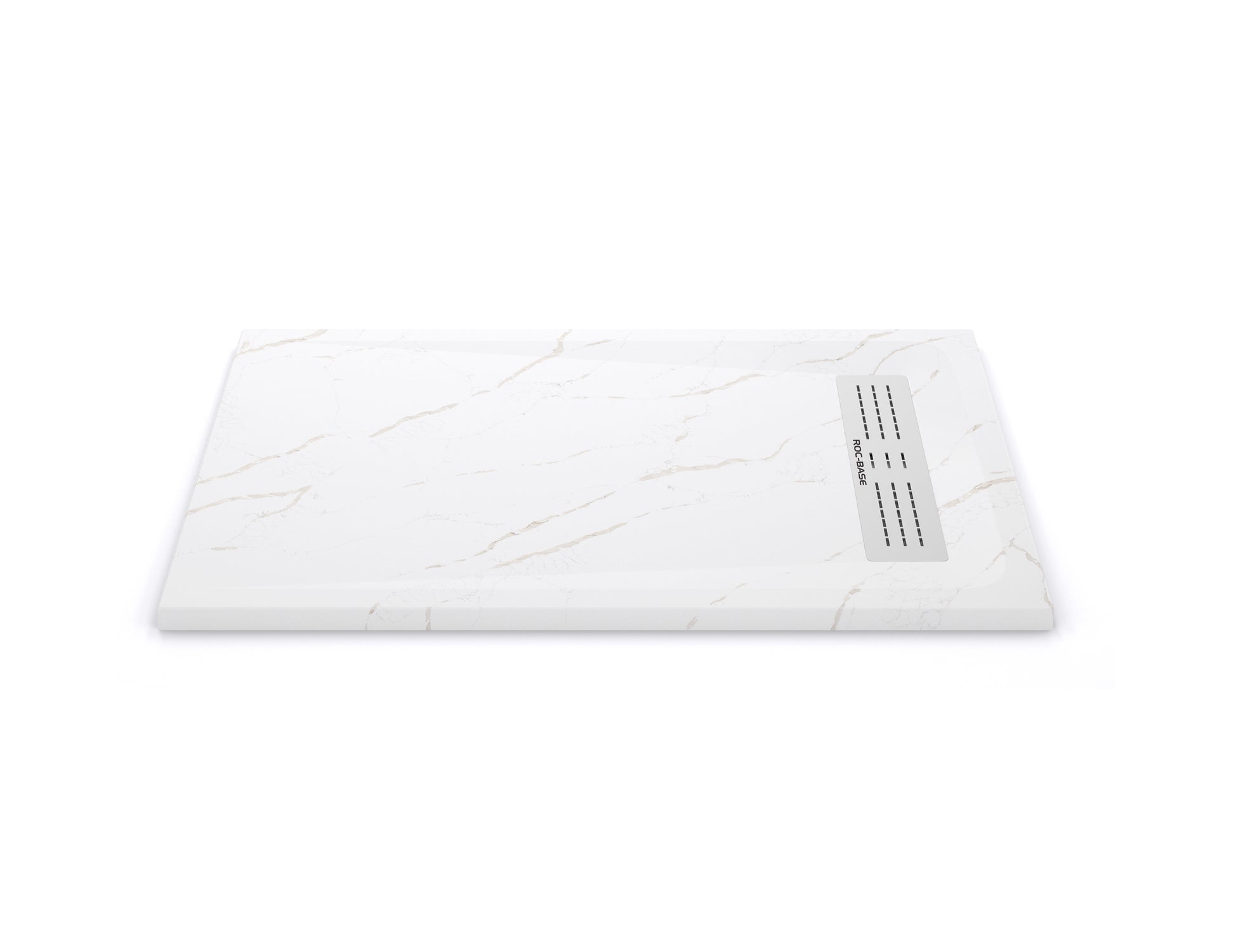 Base de douche en quartz blanc Evos Boutiques