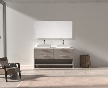 Evos Boutiques 60 in marble vanity 