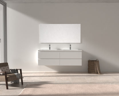 Evos Boutiques 60 inn white  colour vanity drawers open