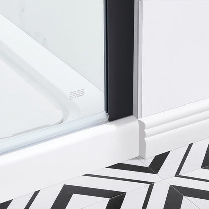 Evos Boutiques 60 x 84 in High Sliding Shower Door corner