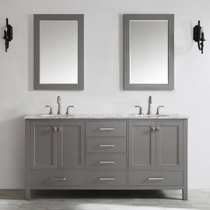 Evos Boutiques 72 in stoney grey vanity center 