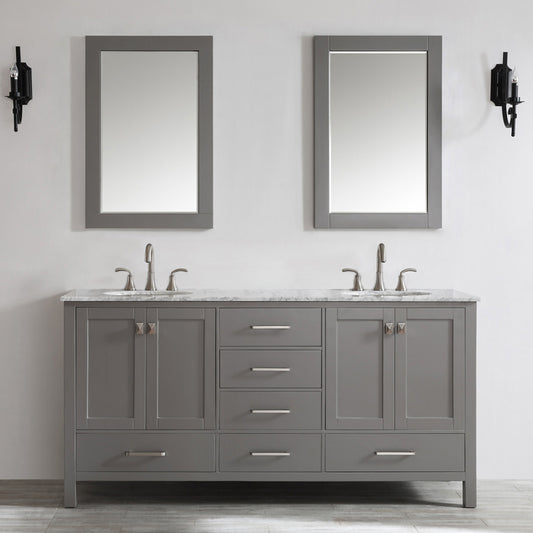 Evos Boutiques 72 in stoney grey vanity center 
