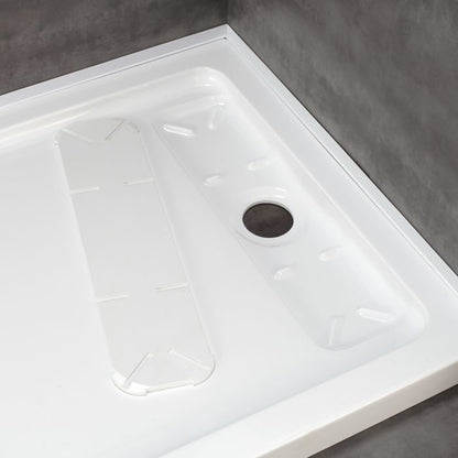 Evos Boutiques Acrylic hidden side drain 60 x 32 diagram drain
