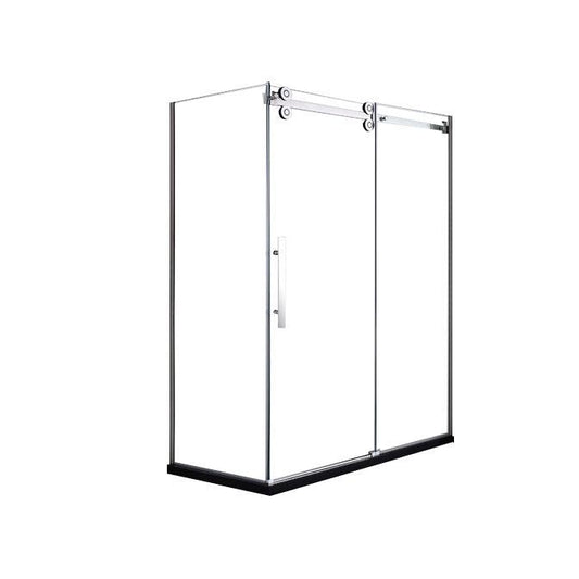 Evos Boutiques Chrome Shower Door & Base
