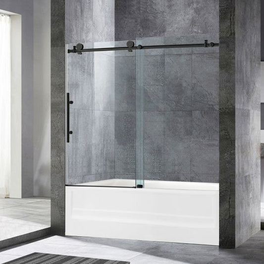 Evos Boutiques black shower sliding door
