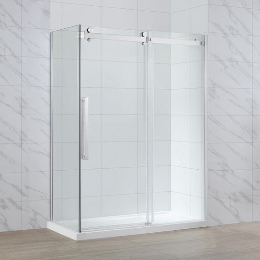 Evos Boutiques chrome 60 x 32 in front panel, side panel and base