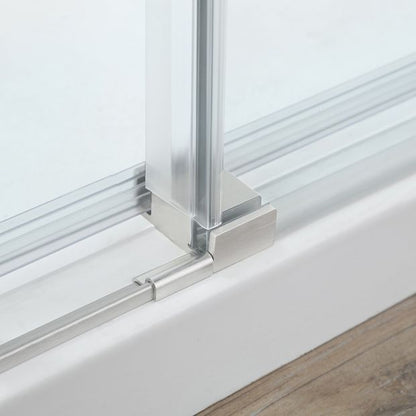 Evos Boutiques chrome 60 x 32 in front panel, side panel and base zoom in