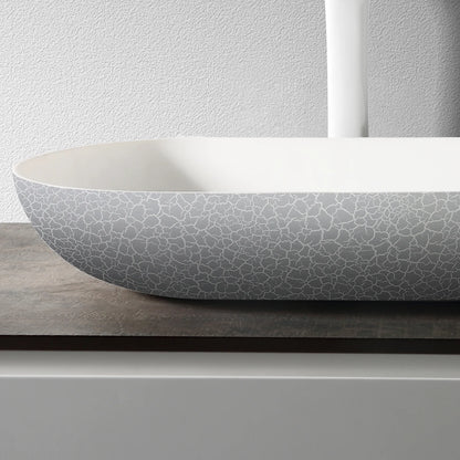 Evos Boutiques  mineral cast countertop washbasin edge