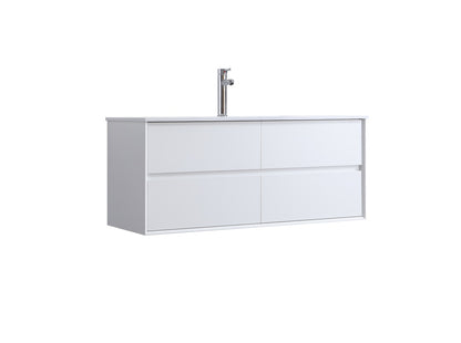 Evos Brand Vanity EXPECT White Side view