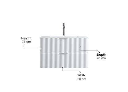 Evos brand vanité unik 30" details