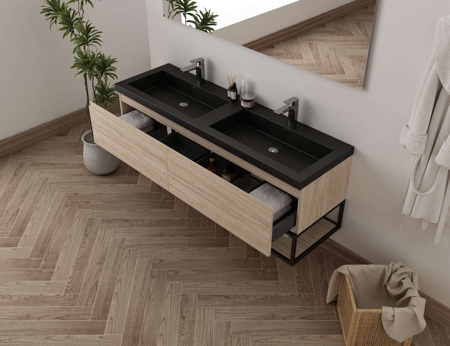 Firenze 63" Chêne pâle