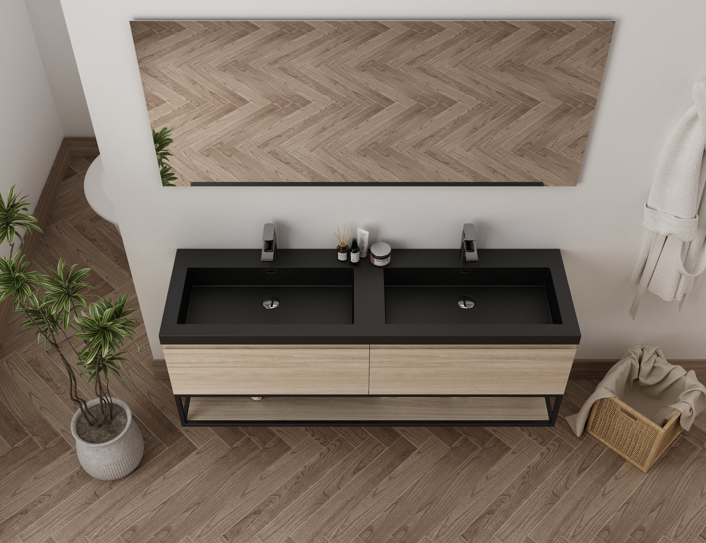 Firenze 63" Chêne pâle