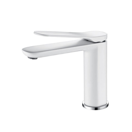 Schéma du robinet chromé et blanc Evos Boutiques
