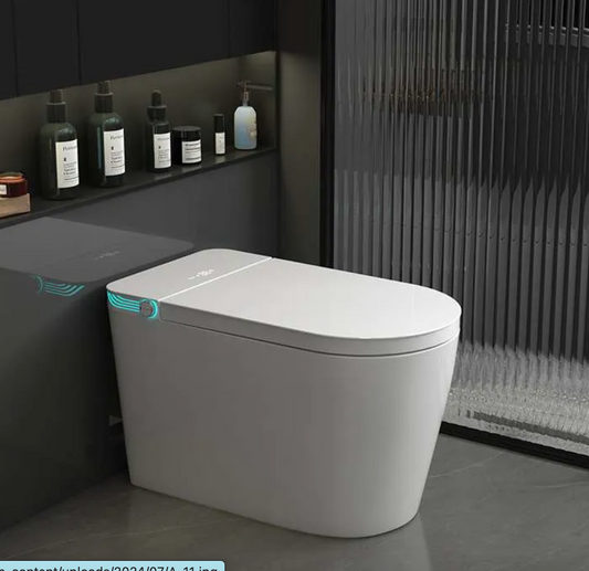 Toilettes intelligentes allongées Leton avec télécommande Ouverture automatique 