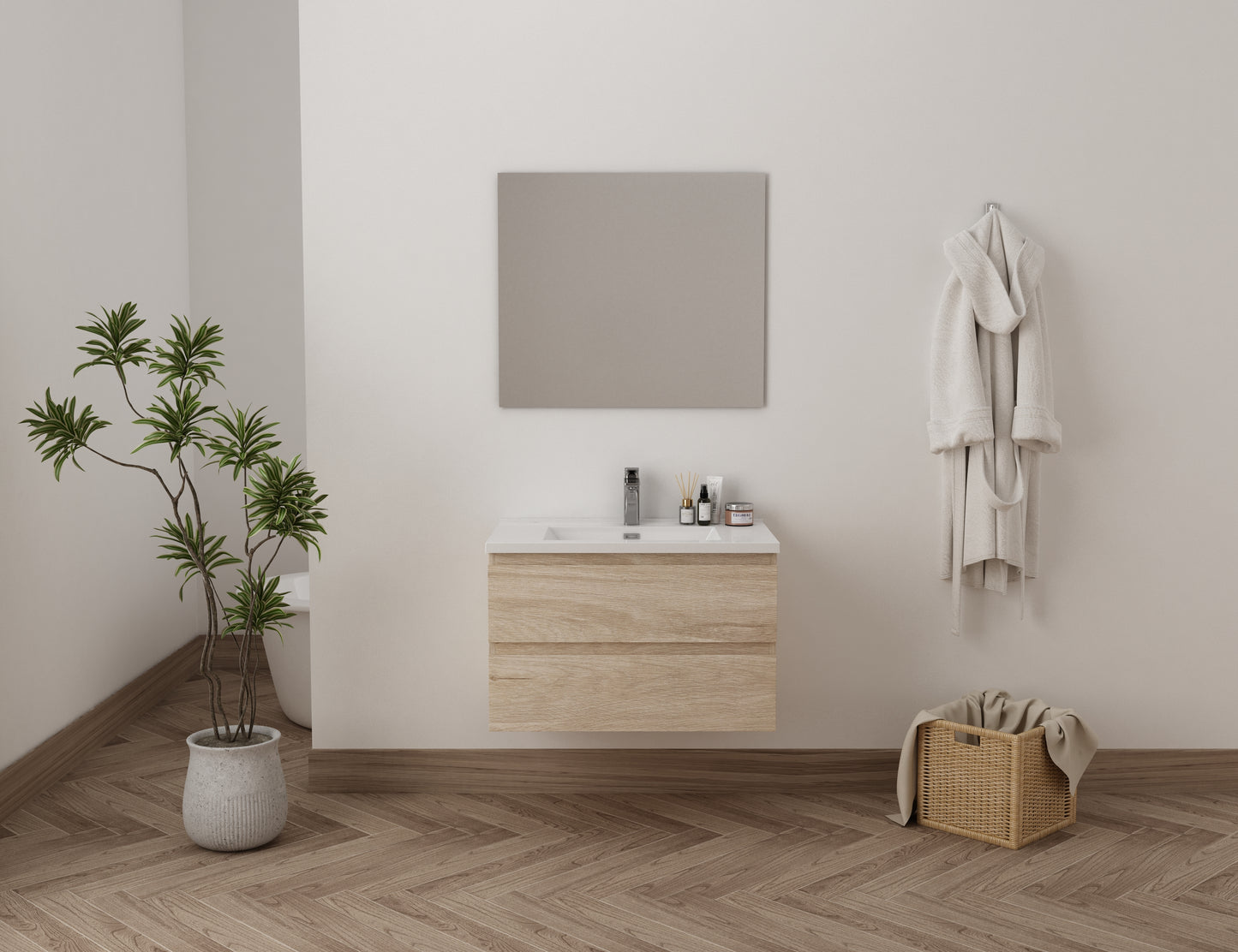 vanité arena 32" chene pale